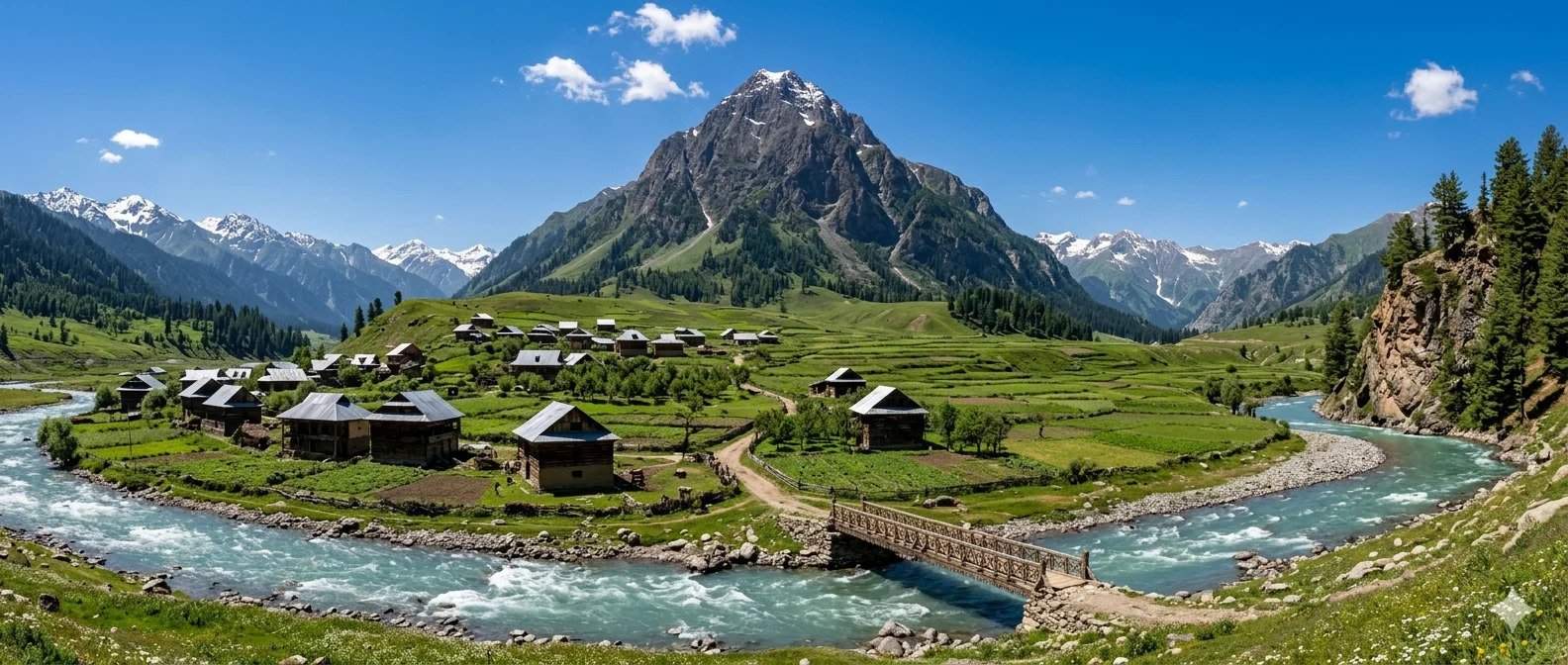 Gurez Valley and Pristine Kashmir Kishanganga River
